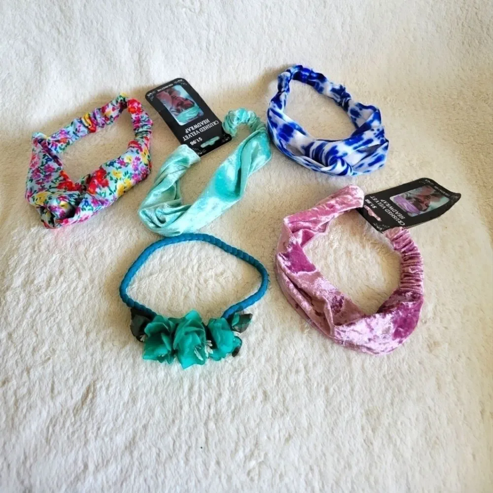 Women's headbands bundle 5 total